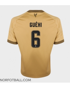 Billige Fotballdrakt Crystal Palace Marc Guehi #6 Replika Bortedrakt 2025-26 Kortermet